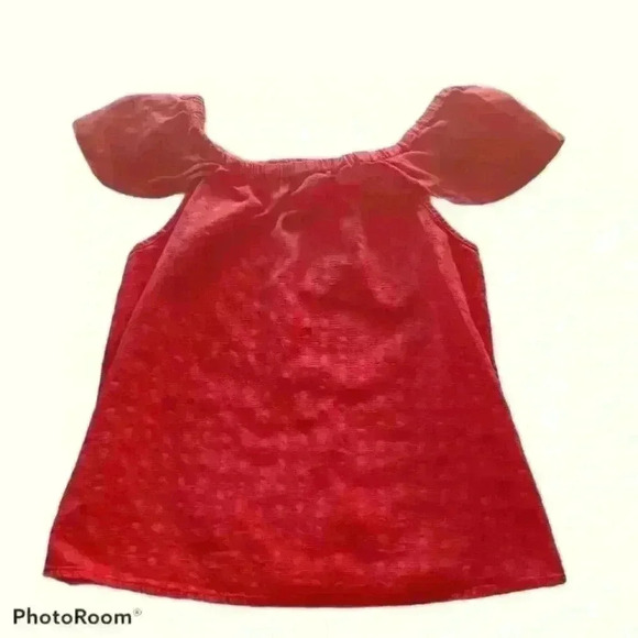 J. Crew Womens Orange XS Off the Shoulder Top - Picture 2 of 11